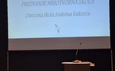 OŠ Joakima Rakovca dobitnica priznanja Mirotvorna škola 2025.