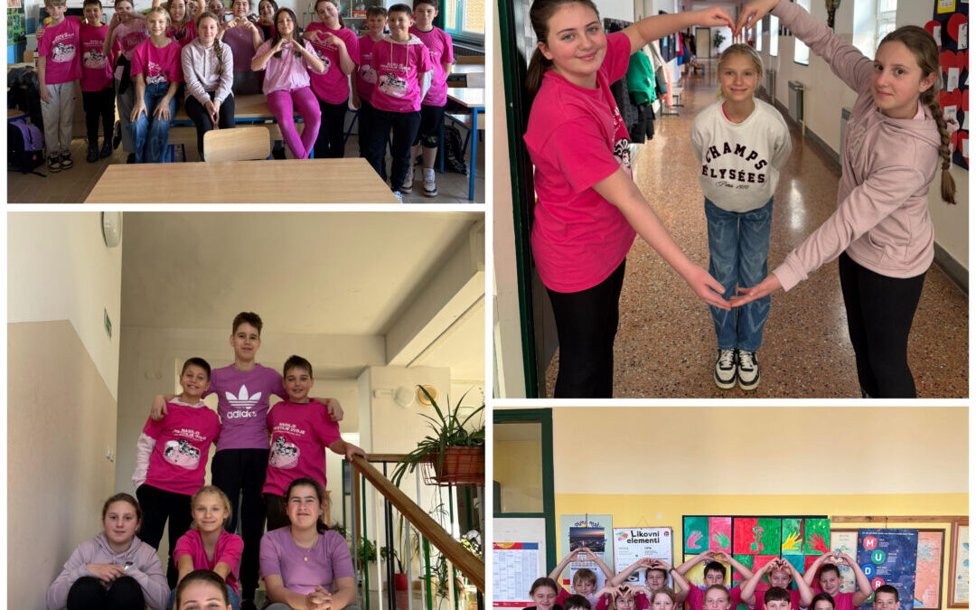 U našoj školi obilježen Dan ružičastih majica