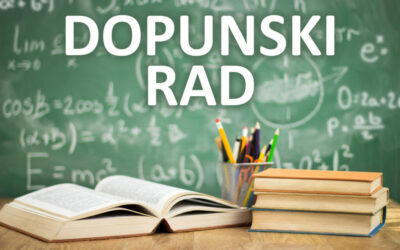 Obavijest o održavanju dopunskog rada