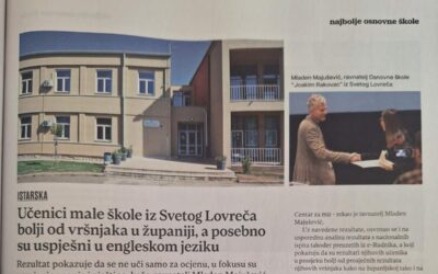 OŠ Joakima Rakovca, škola u kojoj iza ocjena stoji znanje
