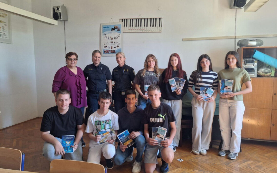 Predavanje djelatnika Policijske uprave istarske za učenike osmog razreda